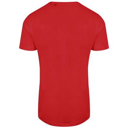 Fire Red - Back - Awdis Mens Ecologie Ambaro Recycled T-Shirt