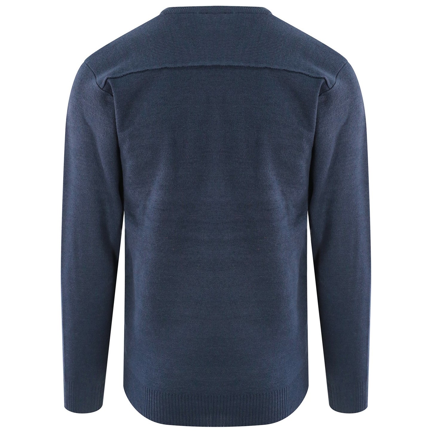 Navy - Back - PRO RTX Mens Acrylic V Neck Sweatshirt
