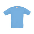 Sky Blue - Front - B&C Childrens-Kids Exact 190 T-Shirt