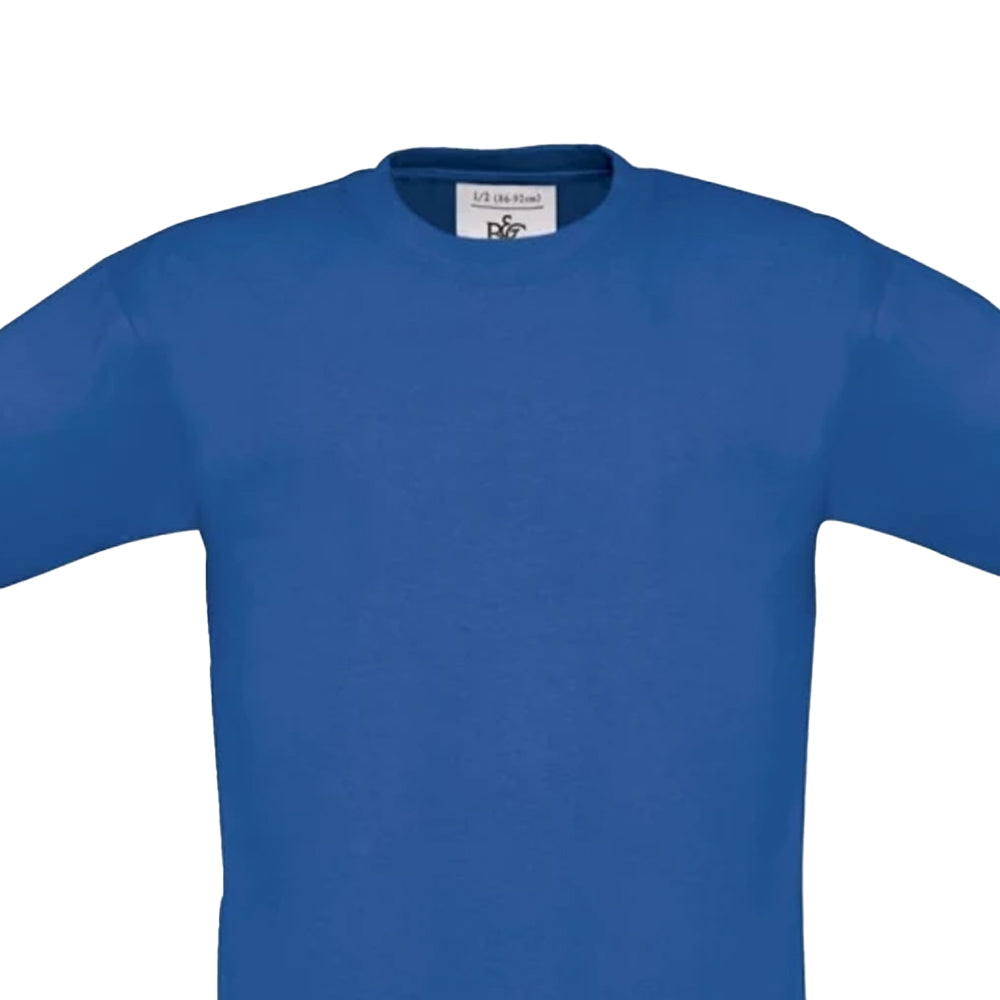 Royal Blue - Back - B&C Childrens-Kids Exact 190 T-Shirt