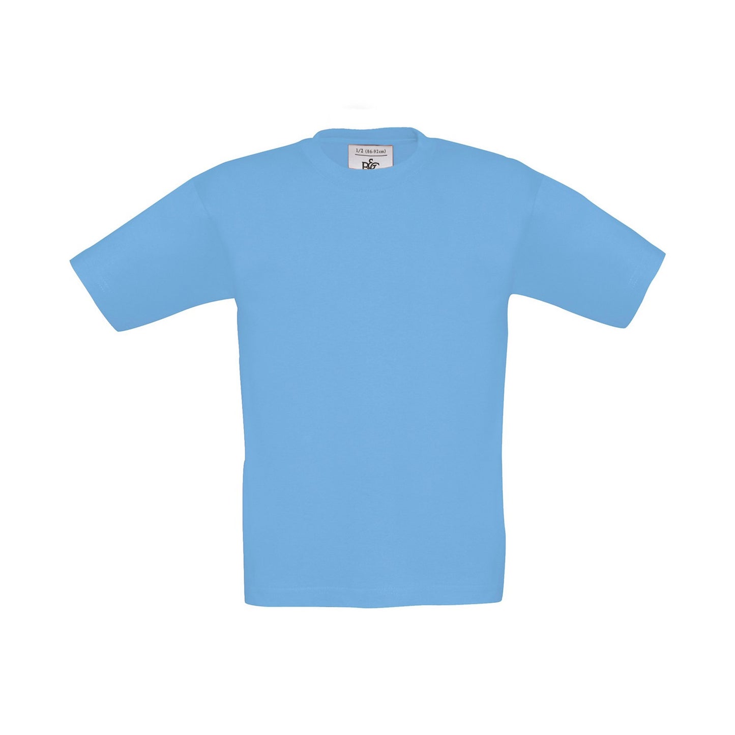 Sky Blue - Front - B&C Childrens-Kids Exact 190 T-Shirt