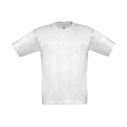 White - Front - B&C Childrens-Kids Exact 190 T-Shirt