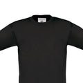 Black - Front - B&C Childrens-Kids Exact 190 T-Shirt