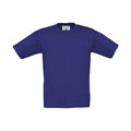 Indigo - Front - B&C Childrens-Kids Exact 190 T-Shirt