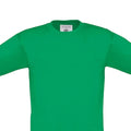 Kelly Green - Back - B&C Childrens-Kids Exact 190 T-Shirt