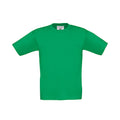 Kelly Green - Front - B&C Childrens-Kids Exact 190 T-Shirt