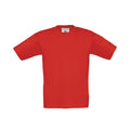 Red - Front - B&C Childrens-Kids Exact 190 T-Shirt