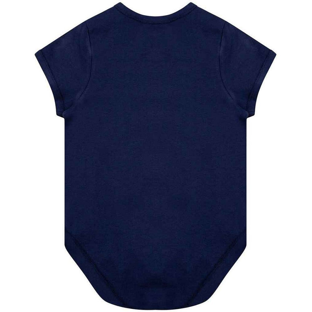 Navy - Back - Larkwood Baby Organic Bodysuit