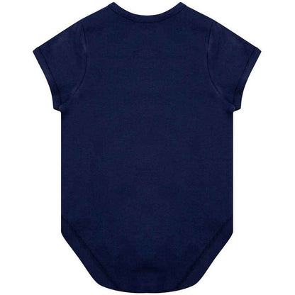 Navy - Back - Larkwood Baby Organic Bodysuit
