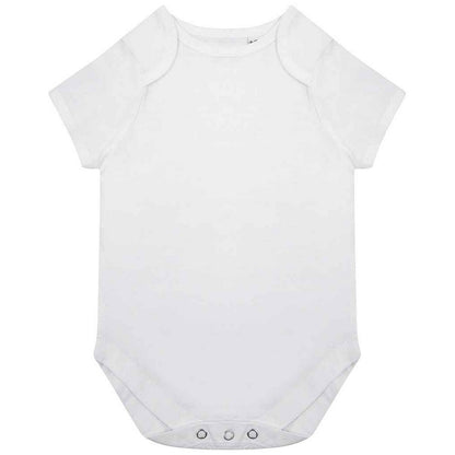 White - Front - Larkwood Baby Organic Bodysuit