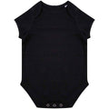 Black - Front - Larkwood Baby Organic Bodysuit