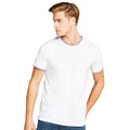 White-Red-Royal Blue - Back - Kustom Kit Mens Tipped Fashion T-Shirt
