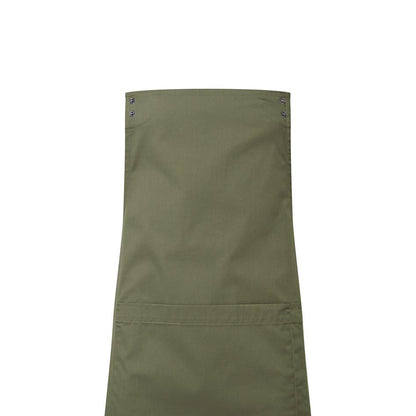 Olive - Back - Premier Unisex Adult Swap & Pop Customizable Full Apron