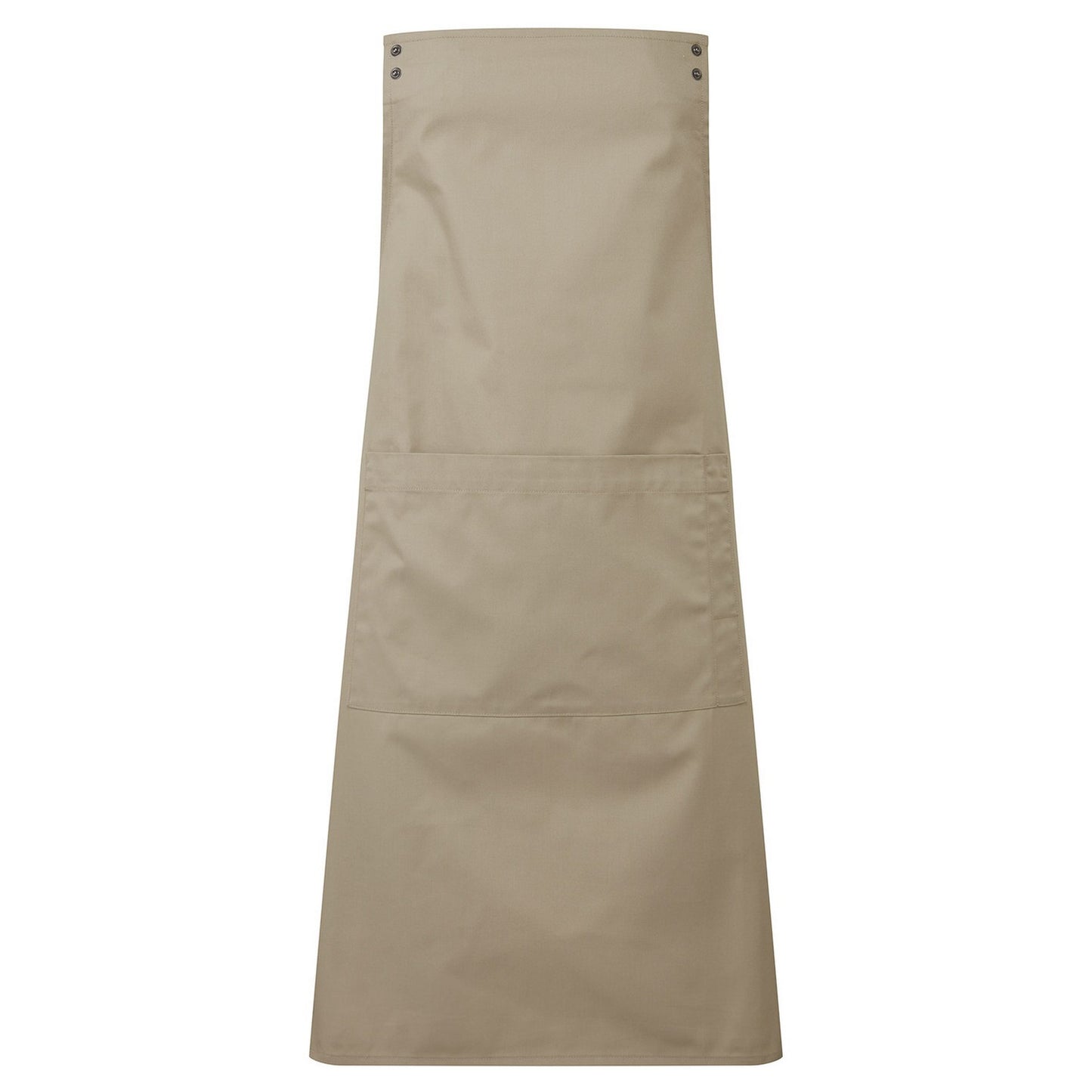 Khaki - Front - Premier Unisex Adult Swap & Pop Customizable Full Apron