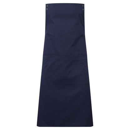 Navy - Front - Premier Unisex Adult Swap & Pop Customizable Full Apron
