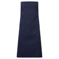 Navy - Front - Premier Unisex Adult Swap & Pop Customizable Full Apron