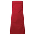 Red - Front - Premier Unisex Adult Swap & Pop Customizable Full Apron