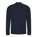Navy - Back - Ecologie Unisex Adult Wakhan Knitted Quarter Zip Sweatshirt