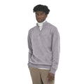 Heather Grey - Side - Ecologie Unisex Adult Wakhan Knitted Quarter Zip Sweatshirt