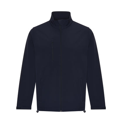 Navy - Front - PRO RTX Mens 3 Layer Soft Shell Jacket