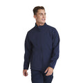 Navy - Side - PRO RTX Mens 3 Layer Soft Shell Jacket