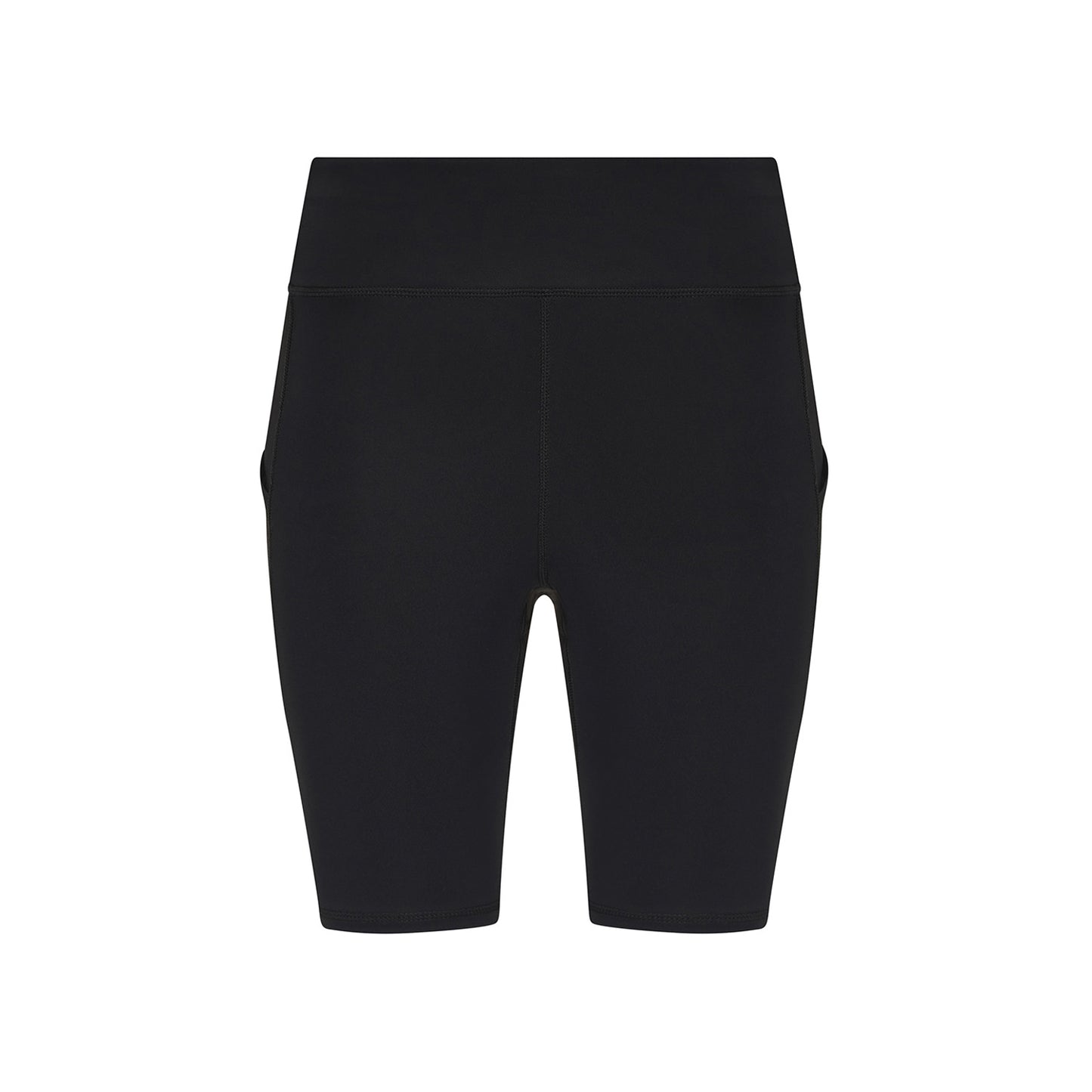 Black - Front - Awdis Womens-Ladies Tech Recycled Shorts