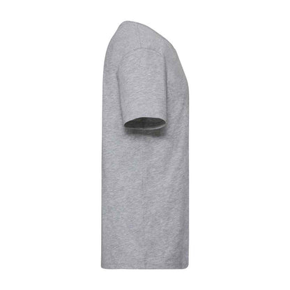 Light Oxford Grey - Side - Russell Collection Mens Organic T-Shirt