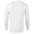 White - Back - Gildan Unisex Adult Softstyle Long-Sleeved T-Shirt