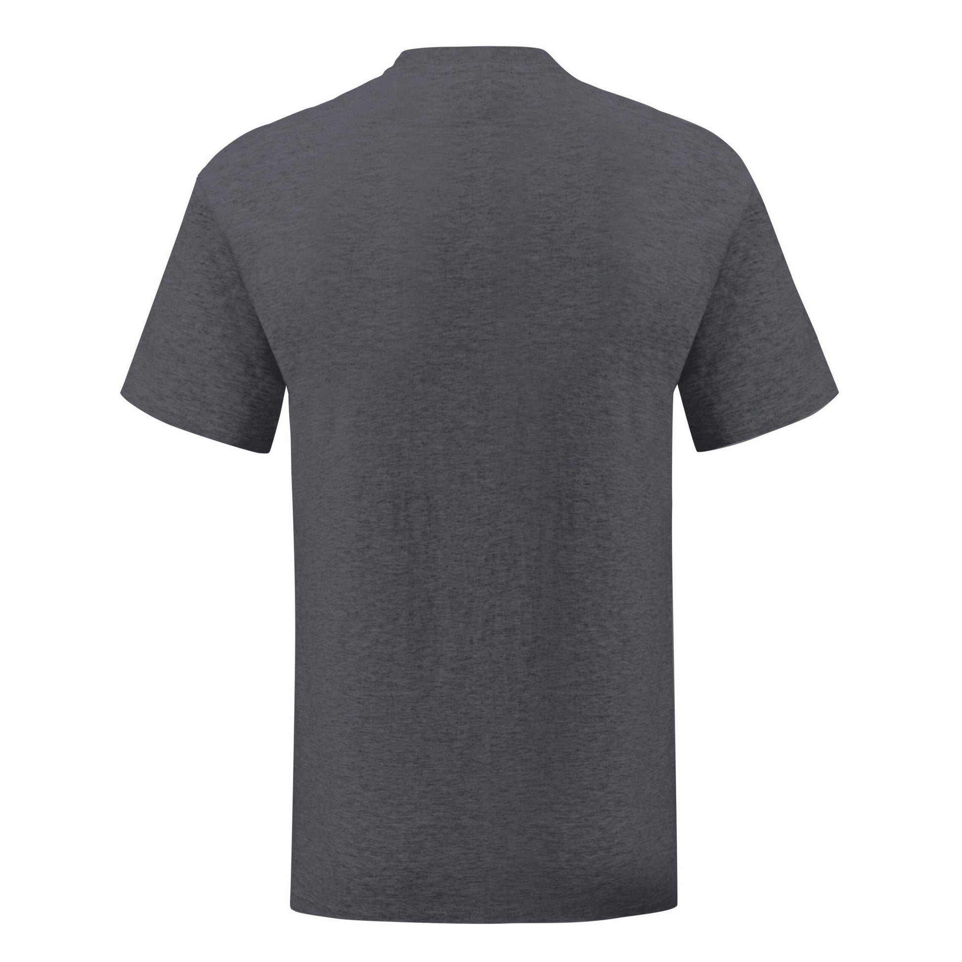 Dark Heather Grey - Back - Fruit of the Loom Mens Iconic 150 Heather T-Shirt