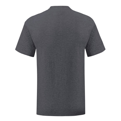 Dark Heather Grey - Back - Fruit of the Loom Mens Iconic 150 Heather T-Shirt