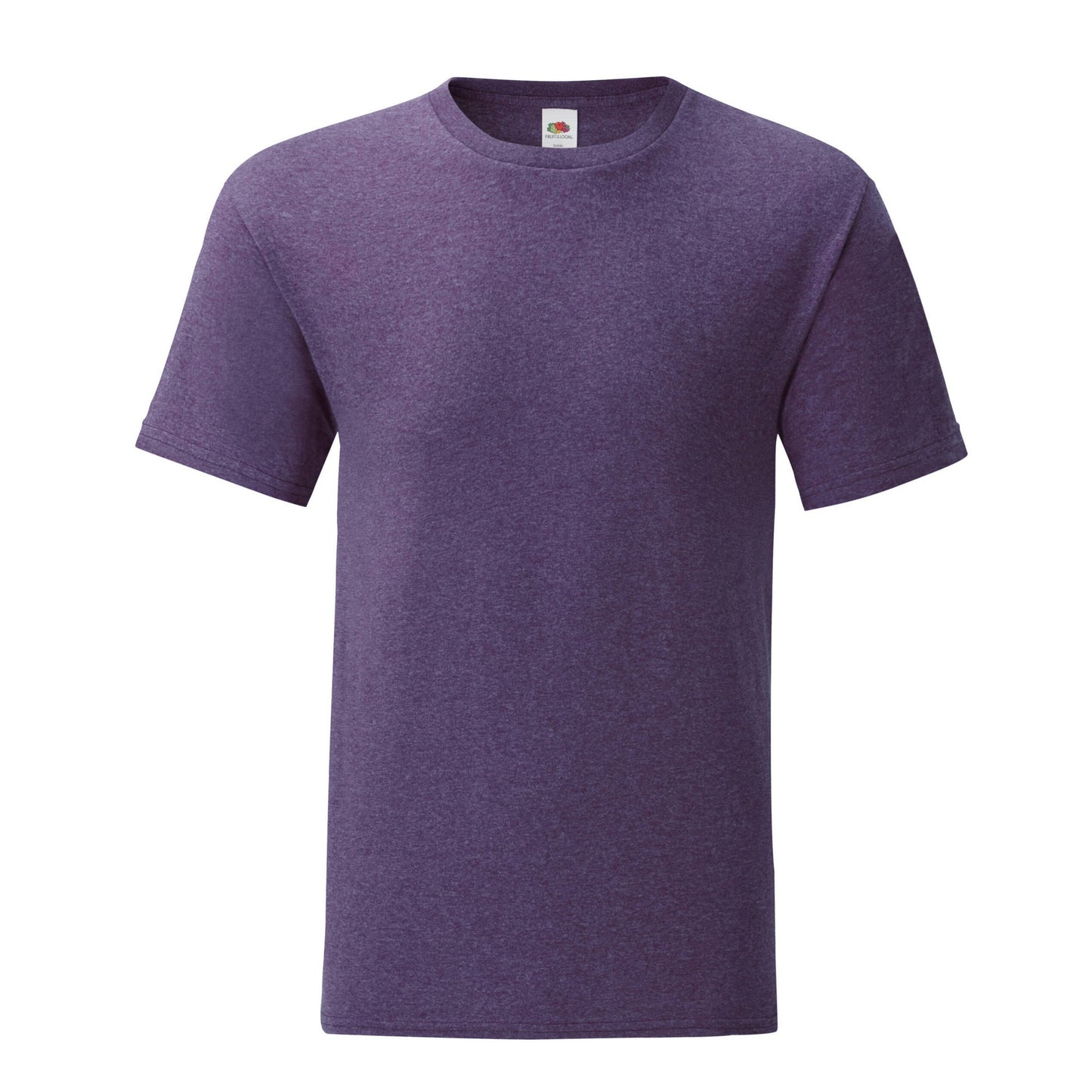 Heather Purple - Front - Fruit of the Loom Mens Iconic 150 Heather T-Shirt