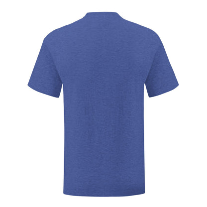 Heather Royal - Back - Fruit of the Loom Mens Iconic 150 Heather T-Shirt