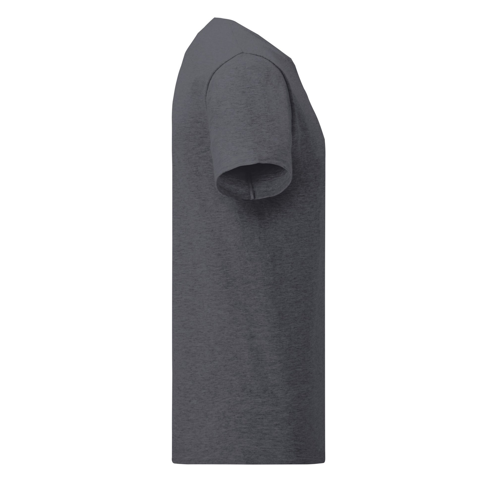 Dark Heather Grey - Side - Fruit of the Loom Mens Iconic 150 Heather T-Shirt