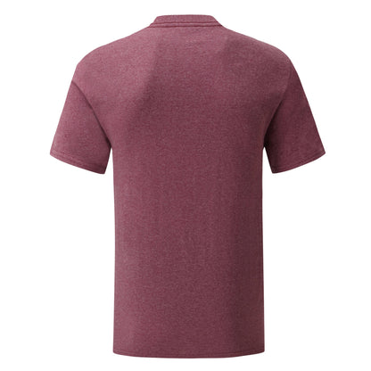 Heather Burgundy - Back - Fruit of the Loom Mens Iconic 150 Heather T-Shirt