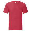 Heather Red - Front - Fruit of the Loom Mens Iconic 150 Heather T-Shirt