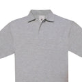 Heather Grey - Back - B&C Mens Safran Polo Shirt