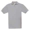 Heather Grey - Front - B&C Mens Safran Polo Shirt