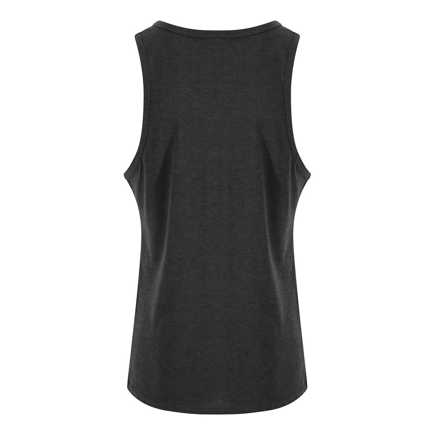 Black Heather - Back - Awdis Mens Triblend Tank Top