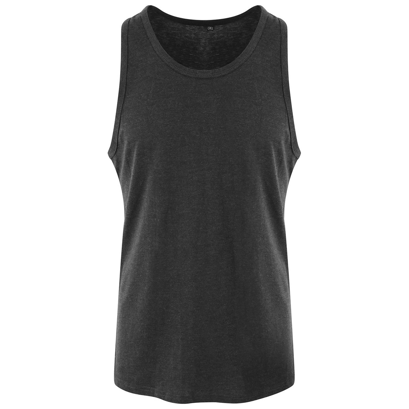 Black Heather - Front - Awdis Mens Triblend Tank Top