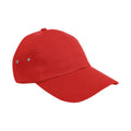 Red - Front - Result Headwear Plush Baseball Cap