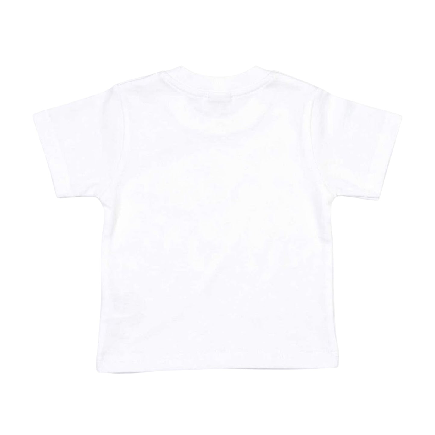 White - Back - Babybugz Childrens-Kids Organic Cotton T-Shirt
