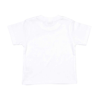 White - Back - Babybugz Childrens-Kids Organic Cotton T-Shirt