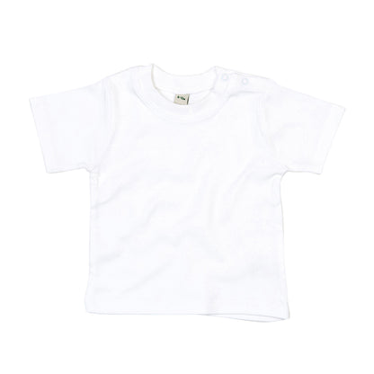 White - Front - Babybugz Childrens-Kids Organic Cotton T-Shirt