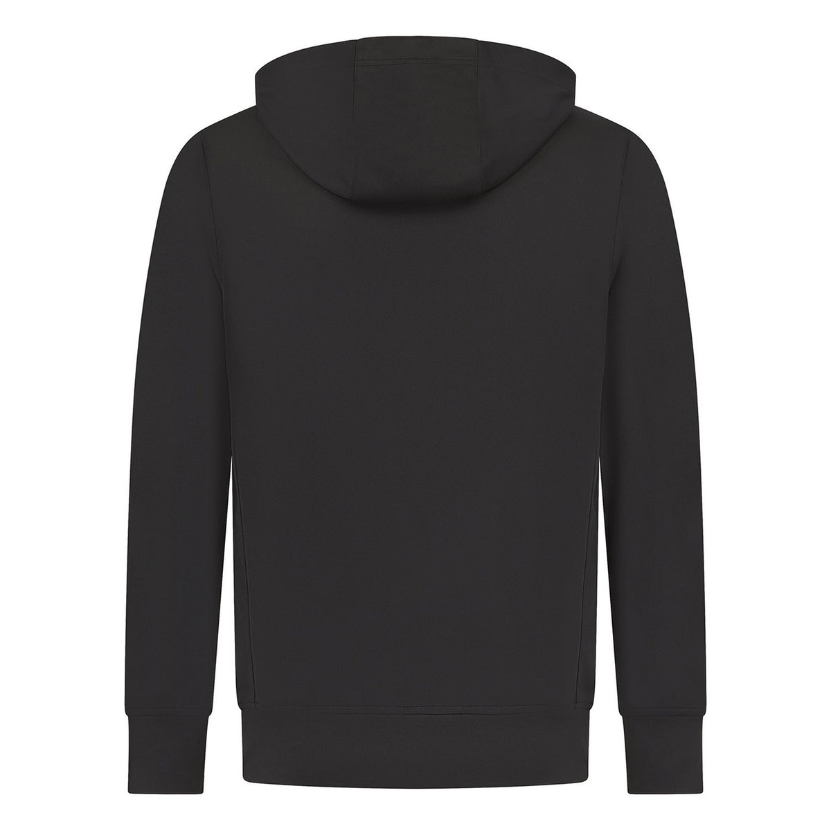 Black - Back - Finden & Hales Unisex Adult Team Plain Hoodie