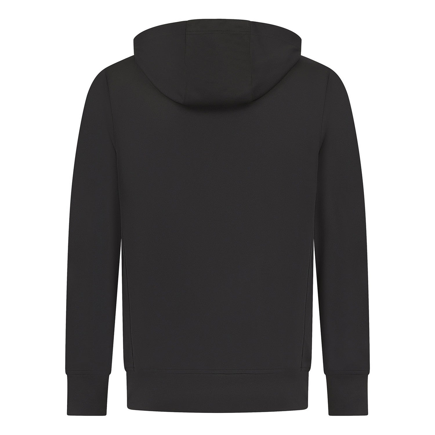 Black - Back - Finden & Hales Unisex Adult Team Plain Hoodie