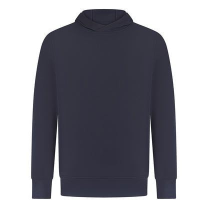 Navy - Front - Finden & Hales Unisex Adult Team Plain Hoodie