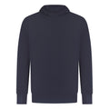 Navy - Front - Finden & Hales Unisex Adult Team Plain Hoodie