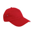Red-White - Front - Result Headwear Unisex Adult Printers Plush Cotton 5 Panel Cap