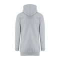 Heather Grey - Back - Awdis Womens-Ladies Heather Relaxed Fit Hoodie Dress