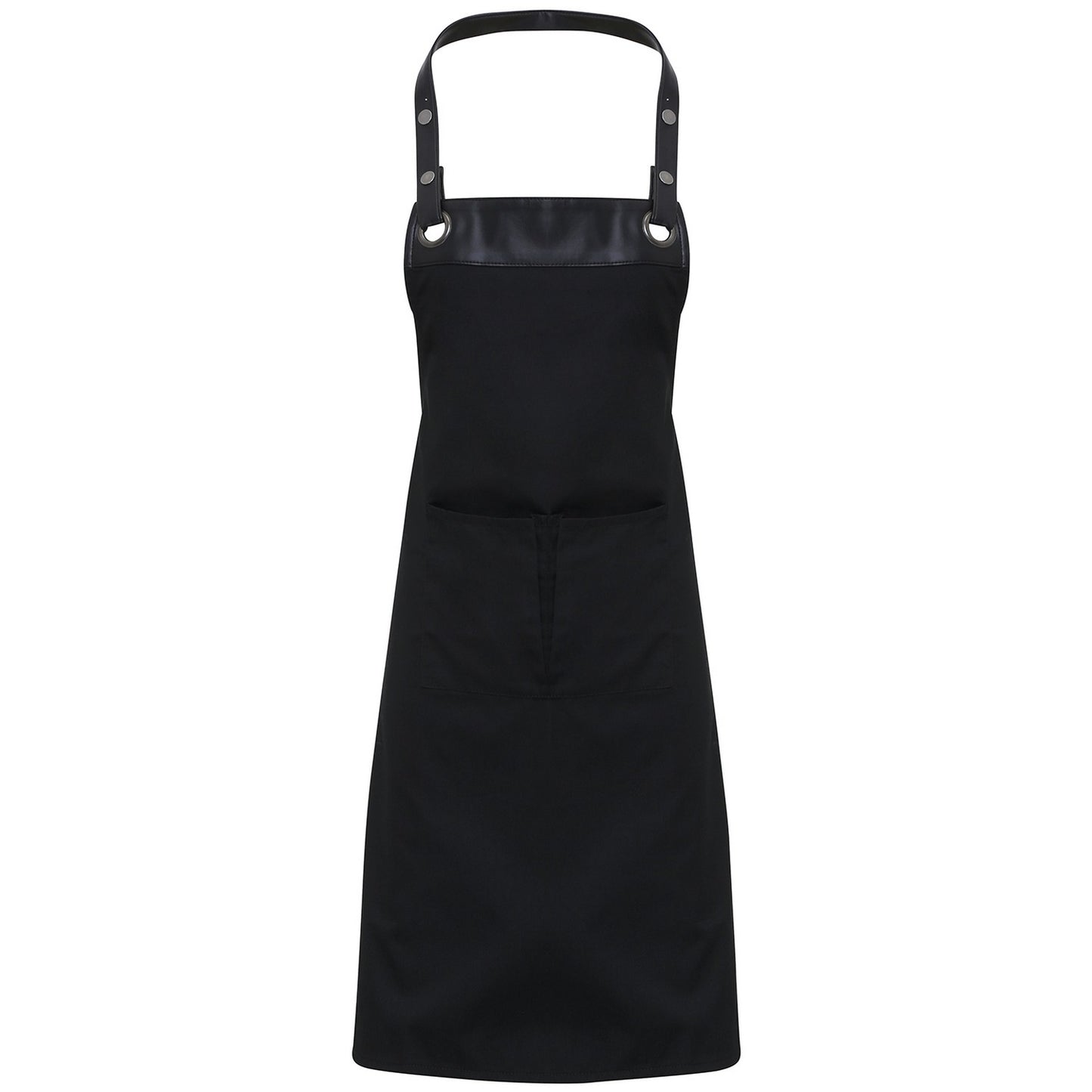 Black-Black - Front - Premier Unisex Adult Espresso Full Apron